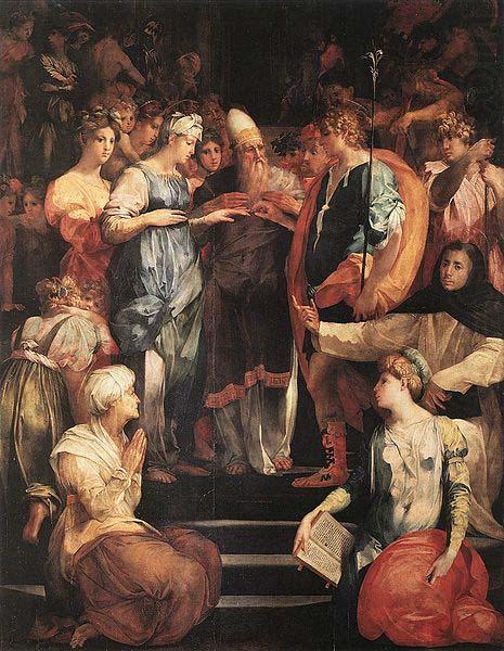Rosso Fiorentino Marriage of the Virgin china oil painting image